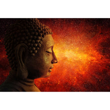 Lade das Bild in den Galerie-Viewer, Spannrahmenbild Mystischer Buddha Querformat