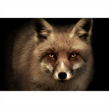 Lade das Bild in den Galerie-Viewer, Poster Mystischer Fuchs Digital Art Querformat