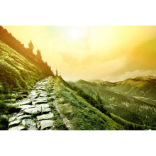 Lade das Bild in den Galerie-Viewer, Spannrahmenbild Naturlandschaft in den Bergen Querformat