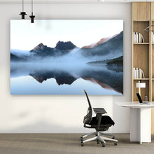 Lade das Bild in den Galerie-Viewer, Aluminiumbild Nebellandschaft Querformat