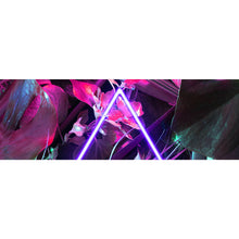 Lade das Bild in den Galerie-Viewer, Poster Neon Dreieck im Dschungel Panorama