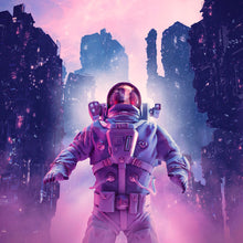 Lade das Bild in den Galerie-Viewer, Poster Neon Nacht Astronaut Quadrat