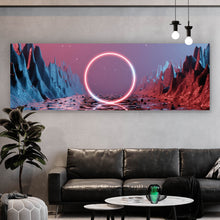Lade das Bild in den Galerie-Viewer, Poster Neon Ring Panorama
