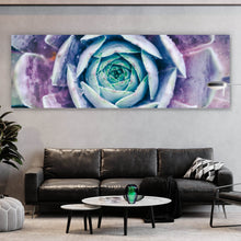 Lade das Bild in den Galerie-Viewer, Acrylglasbild Neonfarbene Sukkulente Panorama