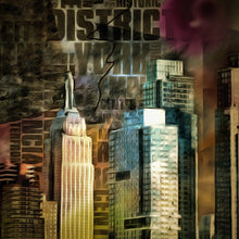 Lade das Bild in den Galerie-Viewer, Poster New York City Digital Quadrat