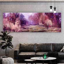 Lade das Bild in den Galerie-Viewer, Poster Gemälde bunte Bäume Panorama