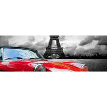 Lade das Bild in den Galerie-Viewer, Poster Oldtimer vor dem Eiffelturm Panorama