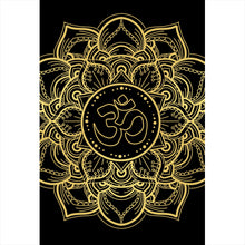 Lade das Bild in den Galerie-Viewer, Poster Om Symbol in Mandala Hochformat