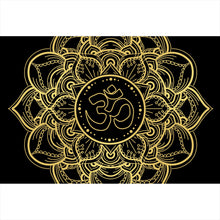 Lade das Bild in den Galerie-Viewer, Poster Om Symbol in Mandala Querformat