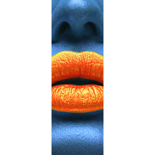 Lade das Bild in den Galerie-Viewer, Aluminiumbild Orangene Lippen No.3 Panorama Hoch