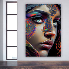 Lade das Bild in den Galerie-Viewer, Poster Orientalische Frau Digital Art Hochformat