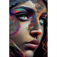 Lade das Bild in den Galerie-Viewer, Poster Orientalische Frau Digital Art Hochformat
