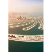 Lade das Bild in den Galerie-Viewer, Leinwandbild Palmeninsel in Dubai Hochformat