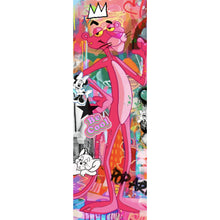 Lade das Bild in den Galerie-Viewer, Leinwandbild Panther and Beauties Pop Art Panorama Hoch