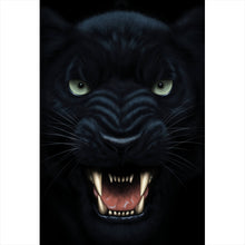 Lade das Bild in den Galerie-Viewer, Poster Panther in der Dunkelheit Hochformat