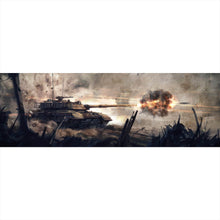 Lade das Bild in den Galerie-Viewer, Poster Panzer Digital Art Panorama