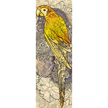 Lade das Bild in den Galerie-Viewer, Poster Papagei Fine Line Panorama Hoch