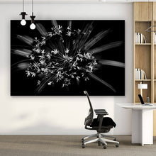 Lade das Bild in den Galerie-Viewer, Poster Pflanze in der Dunkelheit Querformat