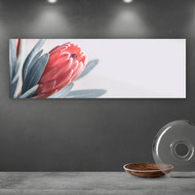 Lade das Bild in den Galerie-Viewer, Acrylglasbild Pinke Knospe Panorama