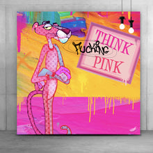Lade das Bild in den Galerie-Viewer, Poster Pinker Panther Abstrakt Quadrat