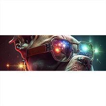 Lade das Bild in den Galerie-Viewer, Poster Pitbull galaktisch Digital Art Panorama