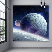 Lade das Bild in den Galerie-Viewer, Poster Planet Pluto Quadrat