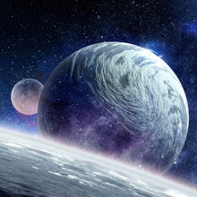 Lade das Bild in den Galerie-Viewer, Poster Planet Pluto Quadrat