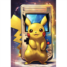 Lade das Bild in den Galerie-Viewer, Leinwandbild Poke Mon Comic Modern Art Hochformat