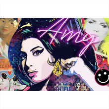 Lade das Bild in den Galerie-Viewer, Poster Pop Art Amy Querformat