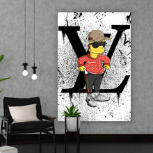 Lade das Bild in den Galerie-Viewer, Acrylglasbild Pop Art Bart No.1 Hochformat