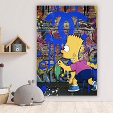 Lade das Bild in den Galerie-Viewer, Poster Pop Art Bart No.2 Hochformat