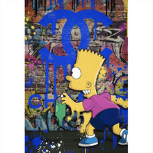 Lade das Bild in den Galerie-Viewer, Poster Pop Art Bart No.2 Hochformat