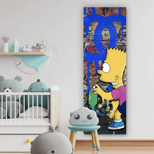 Lade das Bild in den Galerie-Viewer, Poster Pop Art Bart No.2 Panorama Hoch