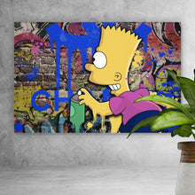 Lade das Bild in den Galerie-Viewer, Spannrahmenbild Pop Art Bart No.2 Querformat