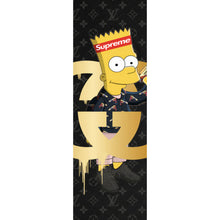 Lade das Bild in den Galerie-Viewer, Leinwandbild Pop Art Bart Supreme Panorama Hoch