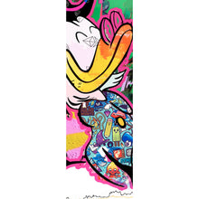 Lade das Bild in den Galerie-Viewer, Acrylglasbild Pop Art Dagobert NFT Panorama Hoch