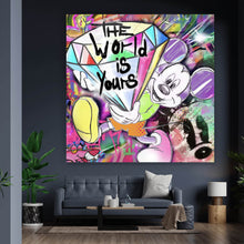 Lade das Bild in den Galerie-Viewer, Poster Pop Art Diamant Micky Quadrat