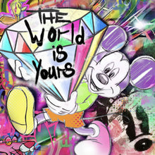 Lade das Bild in den Galerie-Viewer, Poster Pop Art Diamant Micky Quadrat