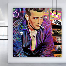 Lade das Bild in den Galerie-Viewer, Acrylglasbild Pop Art James Quadrat