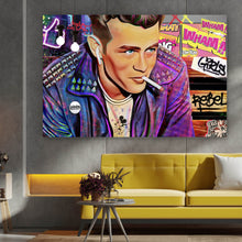 Lade das Bild in den Galerie-Viewer, Poster Pop Art James Querformat