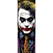 Lade das Bild in den Galerie-Viewer, Leinwandbild Pop Art Joker Abstrakt Panorama Hoch