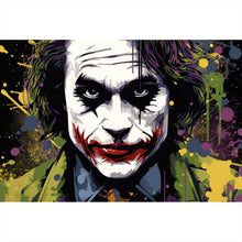Lade das Bild in den Galerie-Viewer, Poster Pop Art Joker Abstrakt Querformat