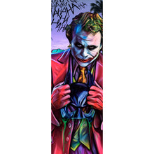 Lade das Bild in den Galerie-Viewer, Leinwandbild Pop Art Joker Panorama Hoch