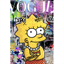 Lade das Bild in den Galerie-Viewer, Poster Pop Art Lisa Hochformat