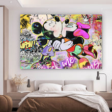 Lade das Bild in den Galerie-Viewer, Acrylglasbild Pop Art Micky famous Querformat