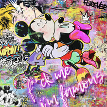 Lade das Bild in den Galerie-Viewer, Poster Pop Art Micky famous Quadrat