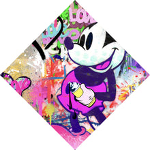 Lade das Bild in den Galerie-Viewer, Poster Pop Art Micky Love No.1 Raute