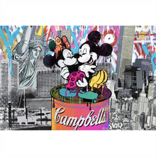 Lade das Bild in den Galerie-Viewer, Acrylglasbild Pop Art Micky Love No.2 Querformat