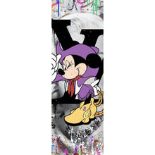 Lade das Bild in den Galerie-Viewer, Spannrahmenbild Pop Art Minni Portrait Panorama Hoch