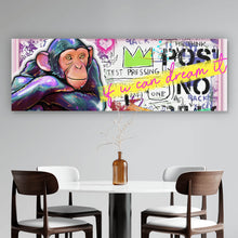 Lade das Bild in den Galerie-Viewer, Poster Pop Art Monkey Dream Panorama